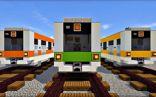 【Minecraft】电车的建造方法