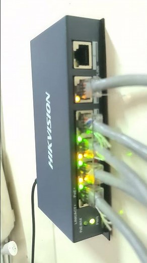 Switch POE Hikvision #switchPOE #POE #switchhikvision