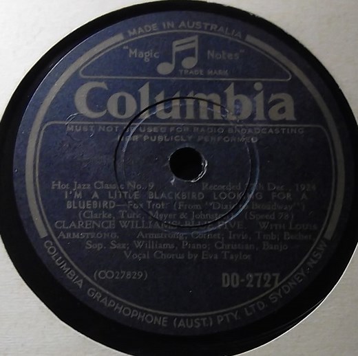 Clarence Williams' Blue Five - I’m A Little Blackbird Looking For A Bluebird / Mandy, Make Up Your Mind