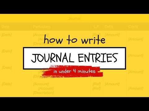 How to Write Journal Entries (Step-by-Step Guide for Beginners)