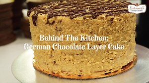 21 reactions · 12 comments | It's National German Chocolate Cake Day and this cake is near and dear to our hearts. It's rich layers of chocolate cake are hand frosted with delicious coconut-filled icing and elegantly crosshatched with a shiny chocolate ganache drizzle. Despite the name, our German Chocolate Layer Cake is a Southern staple. #savannahcandykitchen #nationalgermanchocolatecakeday #germanchocolatecake #cake #bakery #smallbusiness | Savannah's Candy Kitchen | Facebook