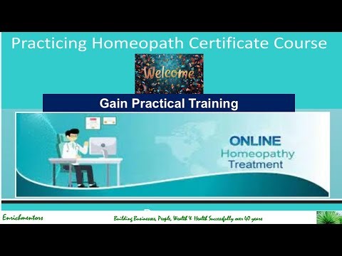 Practicing Homeopath Certificate Course I Gain Practical Training