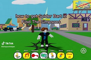 Cómo encontrar a Spider Bart en Find The Simpsons