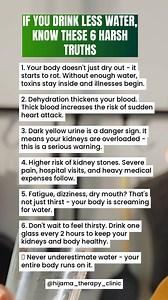 💧 Hydrate or dehydrate! Know the harsh truths about not drinking enough water. 🧠 Your body will thank you! 🙏 #Hydration #WaterIsLife #HealthyLiving #Dehydration #HealthFacts #StayHydrated #Wellness #HealthTips #DrinkWater #BodyHealth | Hijama Therapy Clinic
