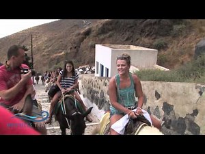 Donkey Ride - Santorini - Greece