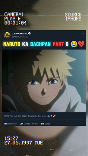 Naruto's Childhood Part 6 😭💔