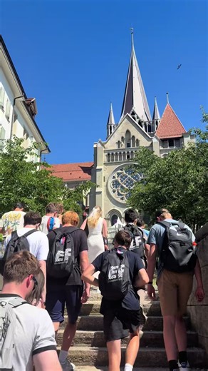 On tour in Switzerland with student creator, Georgia! ✨🥳