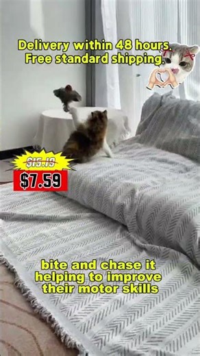 Cat toy flapping bird