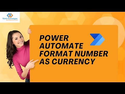 Power Automate format number as currency | Number format action in Power Automate
