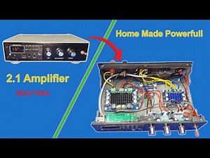 Making 200w 2.1 class D Amplifier at home | DIY 2.1 home Theatre | #hometheater #amplifier #diy