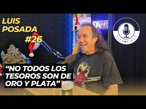 VozCast #26 Luis Posada | Actor de doblaje, Johnny Depp, Jim Carrey.