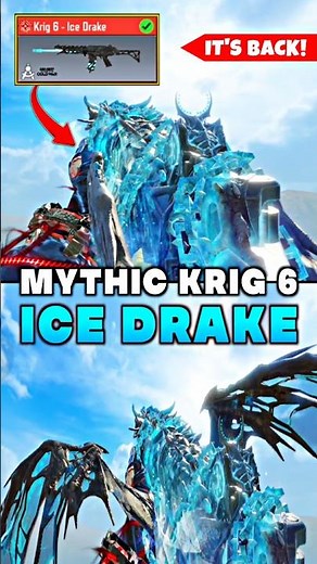 Mythic KRIG 6 Ice Drake Is Back In CODM