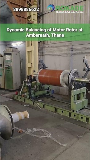 Dynamic Balancing of Motor Rotor at Ambernath, Thane - ROKADE Group