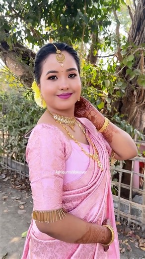 Ashapurna Mahanta / Sivasagar | Makeup for prettiest bride @flying_nymph @makeup_artist_ashapurna #jurunlook #makeup_artist_ashapurna #sivasagarmakeupartist | Instagram