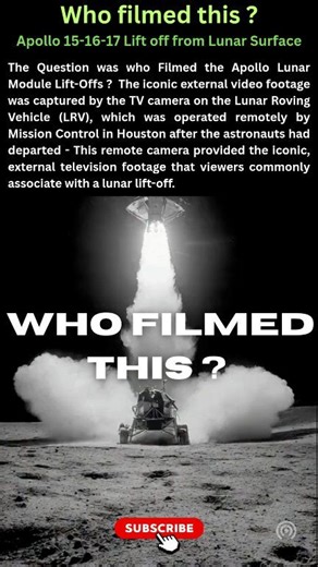 40K views · 291 reactions | Who Filmed the Apollo Lunar Lift Offs ? #ApolloMission, #LunarLiftOff, #LunarModule @highlight | Enknowledgepedia | Facebook