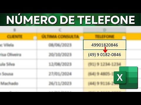 Como Fazer Formatação Automática para Número de Telefone no Excel | Personalizar Números