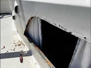 Hatteras window install