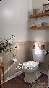 Finally, our half bath reveal! ✨ I wanted • neutral • organic • minimal • I have a few fun updates coming to this space the next week or so too, so stay tuned! #homedecor #bathroom #bathroomdecor #homesweethome #organicmodern #organic #earthy #minimal #neutral #neutralhome #interiordecor | The Ferguson Home