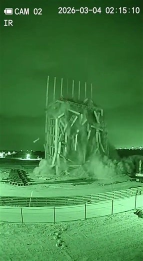 Massive Building Collapse Caught on Camera #demolition #construction #shorts