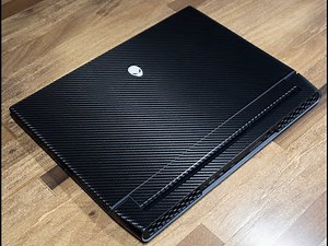 M2Skins 2021 Alienware M15 R4 Wrap Around Top Lid Skin Install