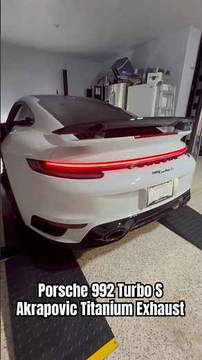 PORSCHE 992 TURBO S | Akrapovic Titanium Exhaust
