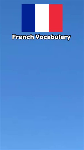 Easy French Vocabulary for Beginners