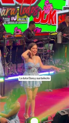 Ebony Delgado y sus ocurrencias #cumbia #musicaperuana #viralshort #musica #baile #lima #live