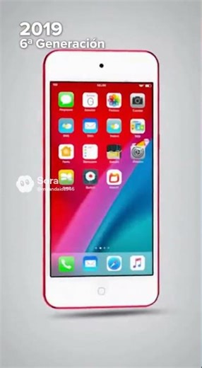 Evolución iPod touch #ipodtouch #ipods #apple