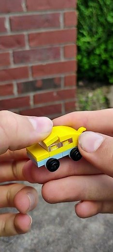 Mini LEGO Camper Van TUTORIAL #shorts #lego #tutorial