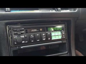 Alpine 7288L vintage car radio cassette