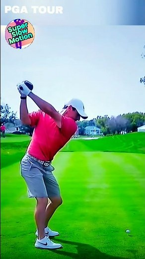 Rory McIlroy Driver Swing in Super Slow Motion, DTL