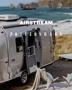 The adventure begins! Shop the all-new Airstream x Pottery Barn collection today: potterybarn.com/airstream #AirstreamxPB | Airstream