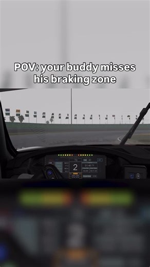 Beta Racing Club on Instagram: "who let bro on track 😭🥀 Join the grid! Betaracingclub.com - #iracing #crash #gt3 #simracing #daytona"