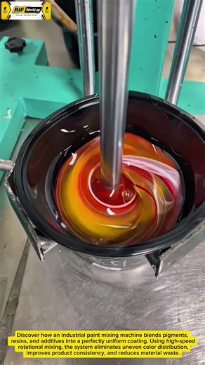 How Industrial Paint Mixing Machines Create Perfect Color Consistency | Factory Process