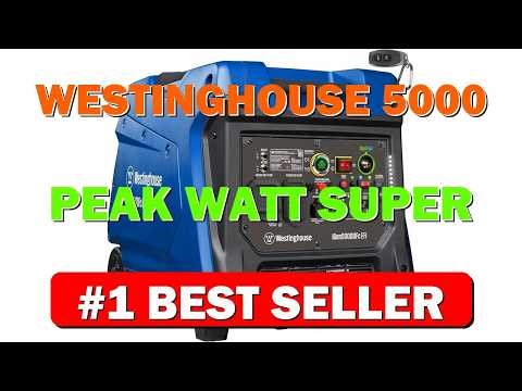 Westinghouse 5000 Peak Watt Super Quiet Dual Fuel Portable Inverter EFI Generator, - B0DX7HYGQB