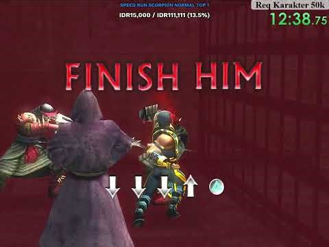 [1:06:54] SCORPION NORMAL MODE!!! SPEED RUN MORTAL KOMBAT SHAOLIN MONKS