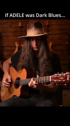 If ADELE was Dark Blues… #guitar #acousticcover #shorts