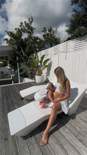 Bianca on Instagram: "Our little pool area just got a whole lot better with our new @cassavida Cancun Sun Loungers - a new family favourite! ☀️"