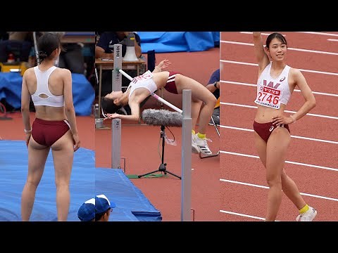 【矢野 夏希 最終跳躍】 U20女子走高跳 日本陸上選手権