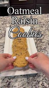 Soft & Chewy Oatmeal Raisin Cookies