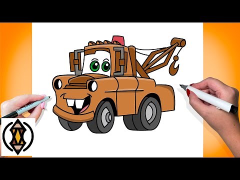 How To Draw Mater | Pixar Cars