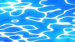 Download Cartoon Swimming Pool Water Surface Animation. Blue Swimming Pool 4k Looped Animated Footage for free