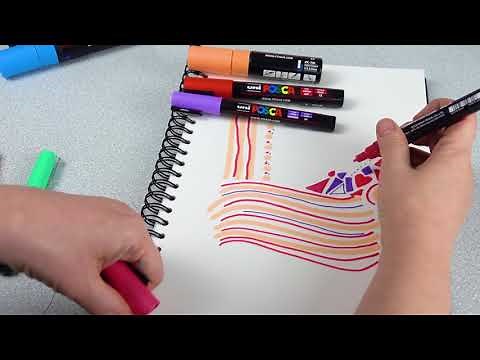 Your guide to POSCA nib sizes