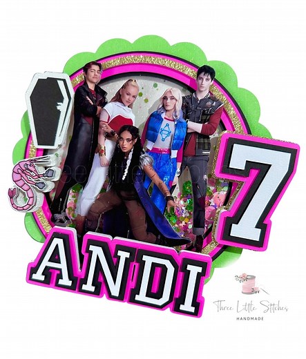 Zombie 4 Cake Topper, Shaker Cake Topper, Zombies VS Wolf - Etsy