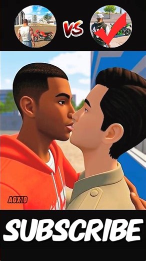 Kissing Police Cop 😍 Challenge In Indian bikes driving 3d Vs Indian Theft Auto Simulator 🚀 #shorts