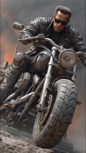 Terminator Vs Arnold Bike challenge #music #music #metal #guardianterminator #moviemusic #robot #ai