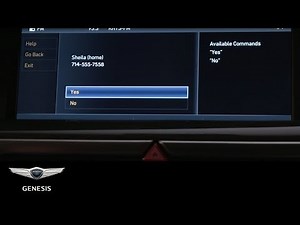 How to Make a Call Using Voice Commands | Genesis G90 | Genesis USA