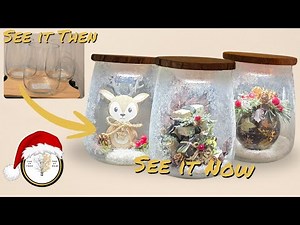3 Magical Christmas Frosted Vase DIYs | Festive Decor with Lights & Snow