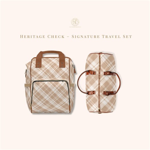 Heritage Check Signature Travel Set - Etsy