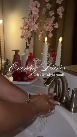 evening routine 🥰✨ #selfcare #nightroutine